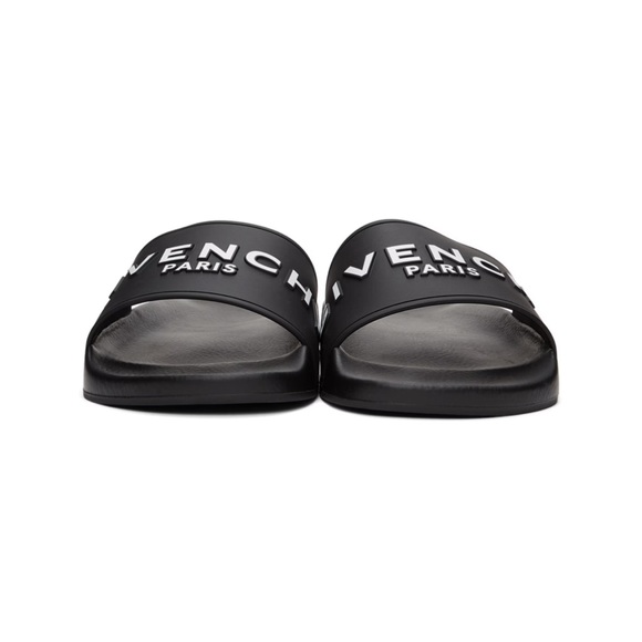 GIVENCHY Black Paris Flat Sandals - Picture 8 of 11